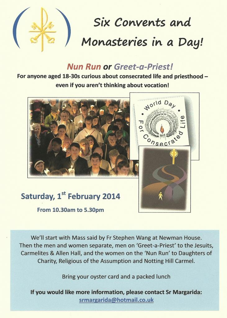Nun Run & Greet-a-Priest
