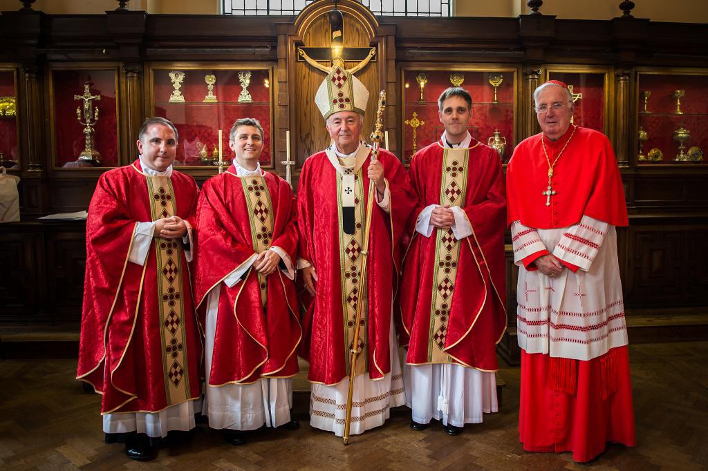 Cardinal Vincent Nichols ordains three new Priests to the Diocese