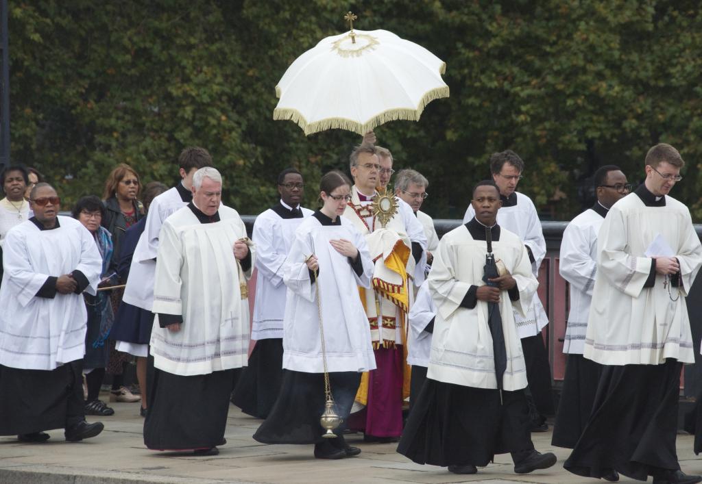 Two Cathedrals’ Blessed Sacrament Procession