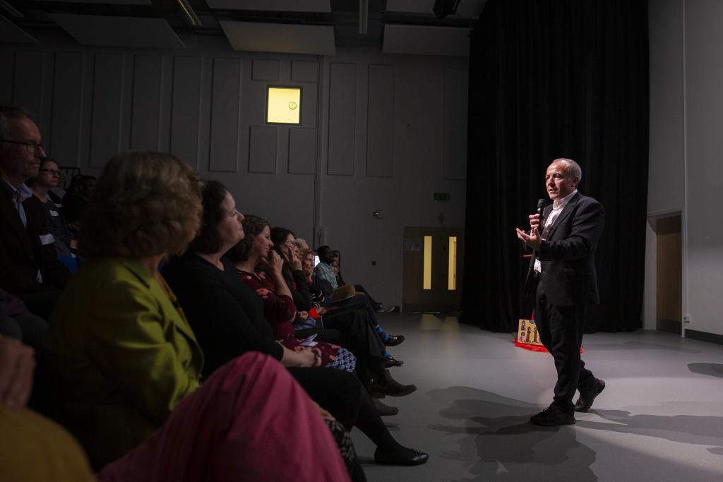 Maria Fidelis Catholic School welcomes Mike Kane MP for evening lecture