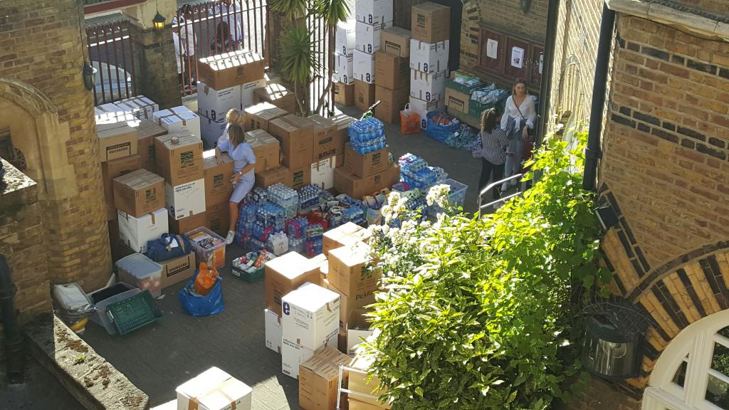 Outpouring care for Grenfell Tower community