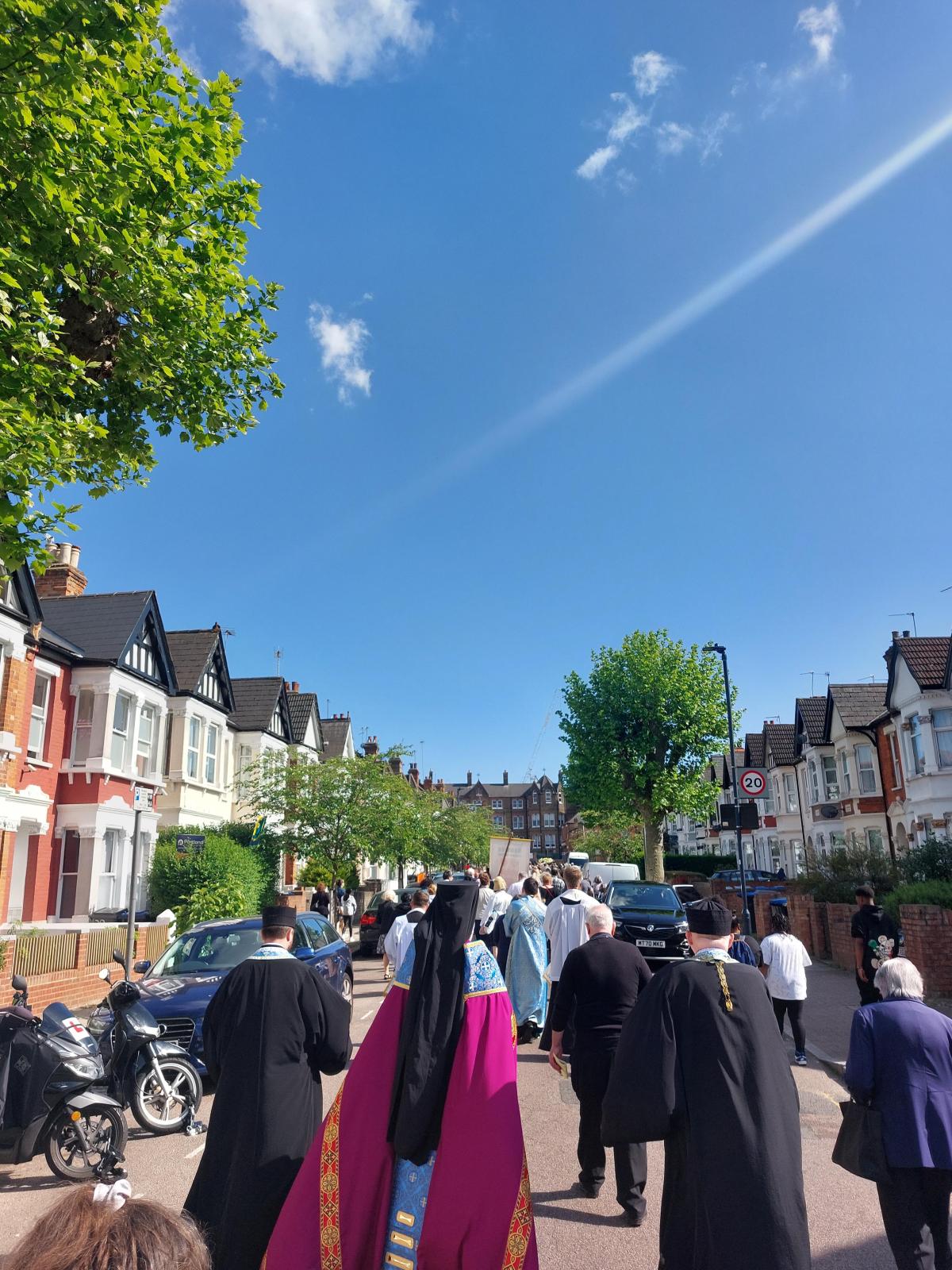 Praying for Ukraine with Our Lady of Willesden