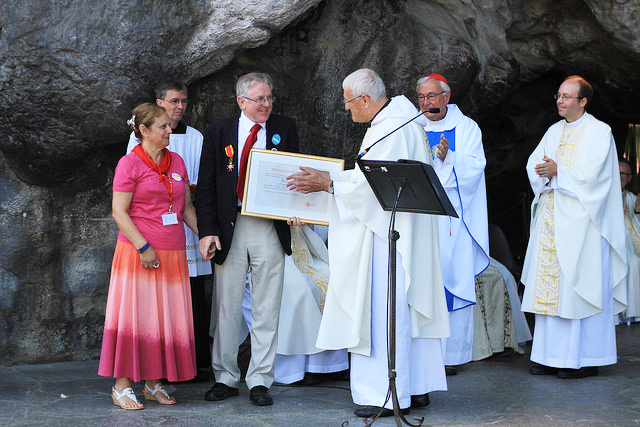 Papal Knighthood for President of Lourdes Pilgrimage Team