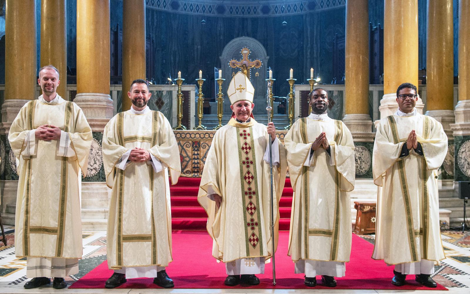 Four seminarians ordained to the diaconate