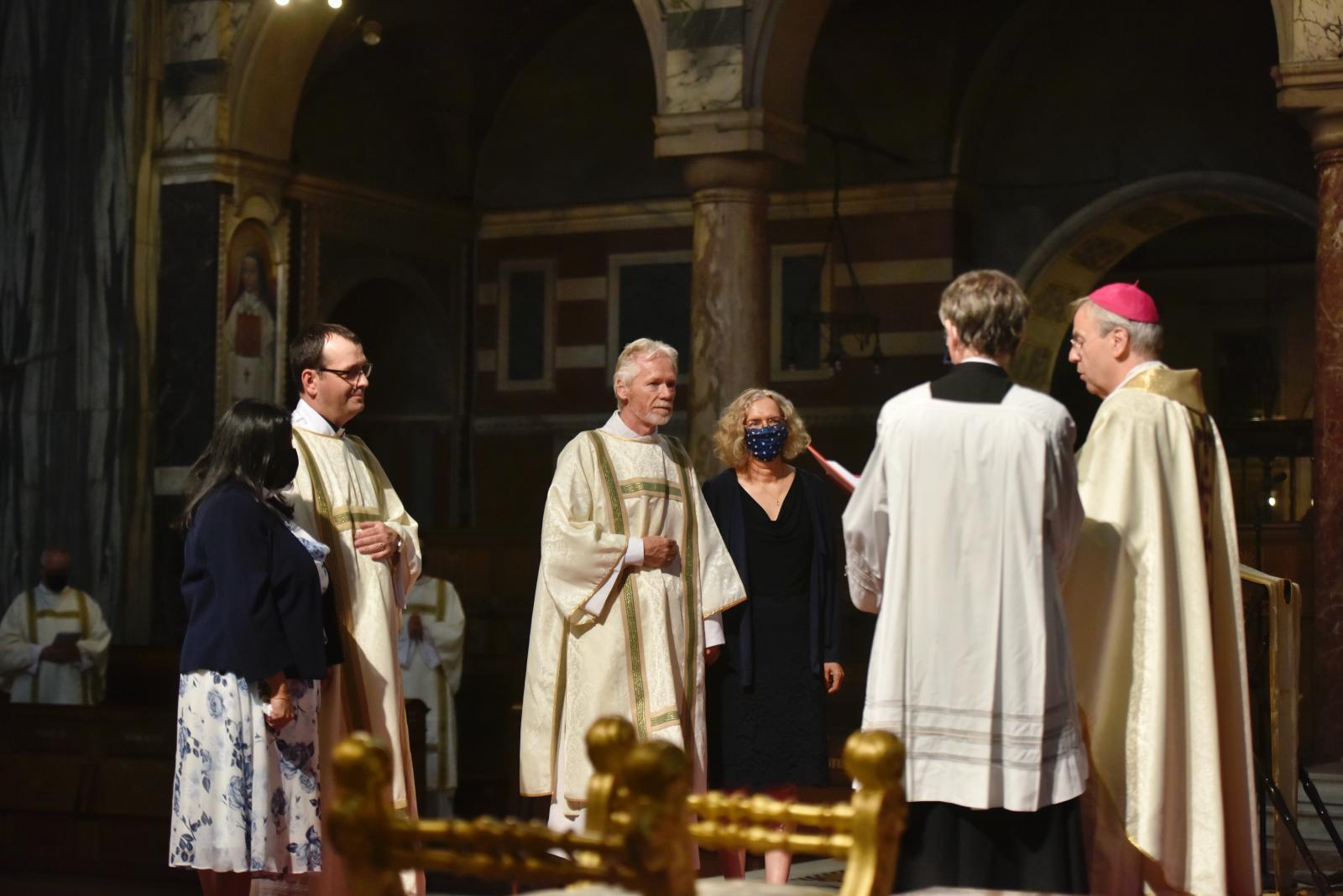 Bishop Nicholas ordains two new permanent deacons