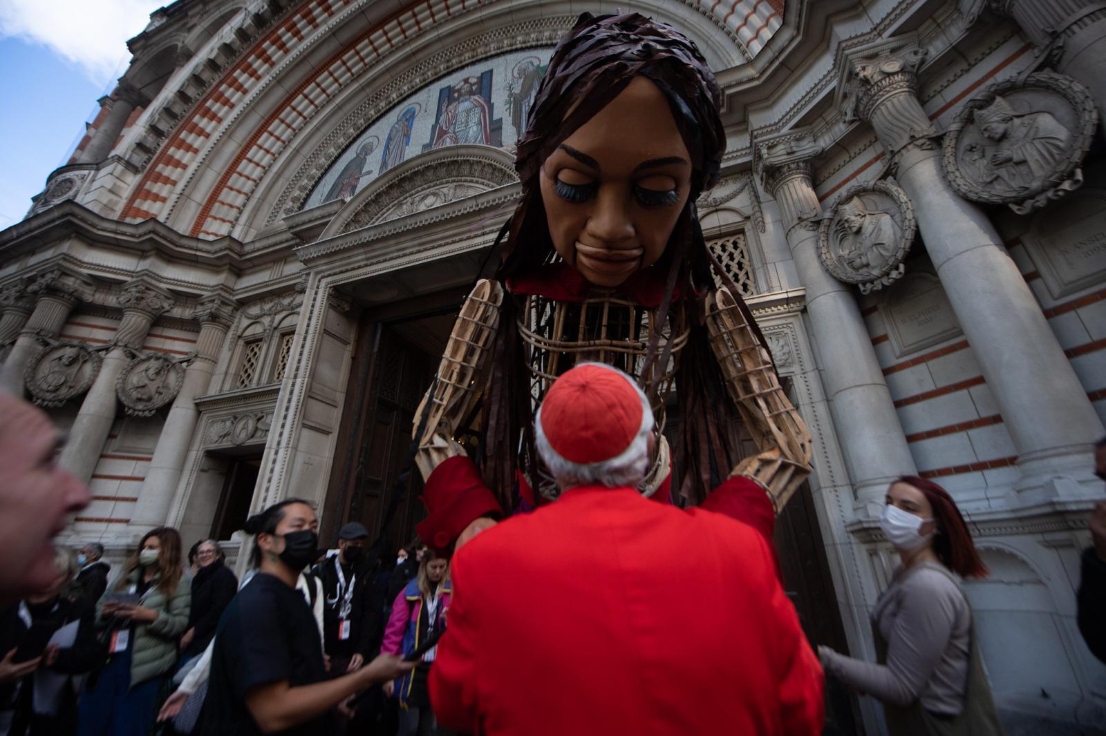 Cardinal: Amal embodies a whole dimension of our human family that is travelling lost, at risk and in danger