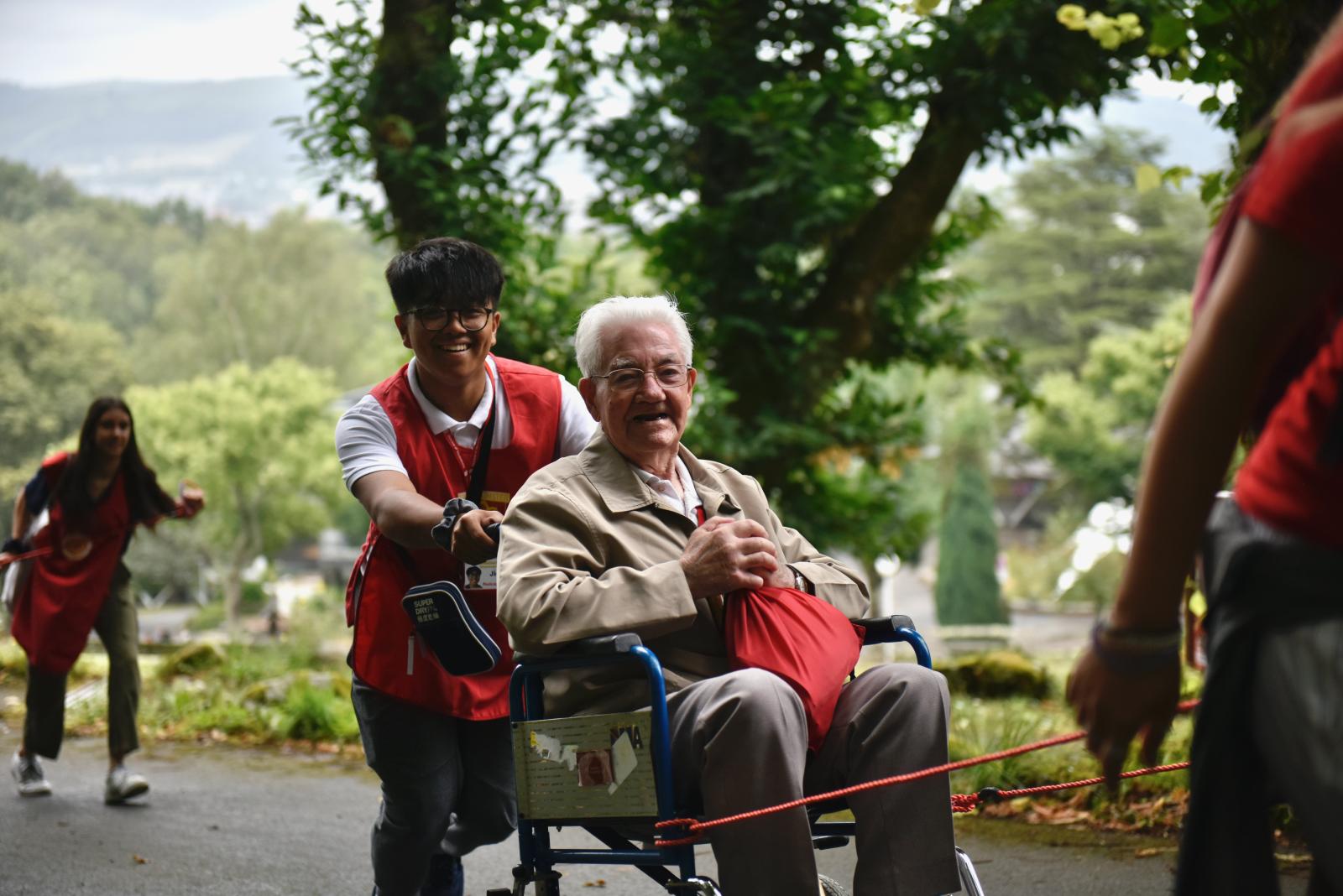 Travelling to Lourdes on pilgrimage
