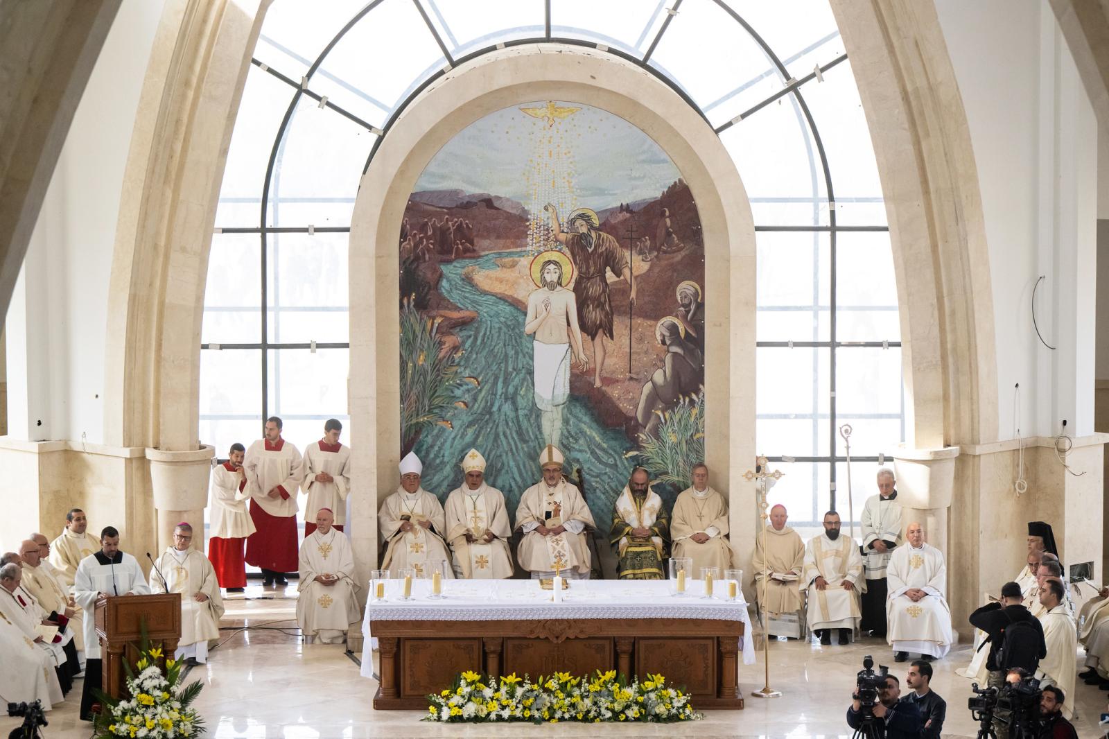 The Baptism of the Lord on the banks of the Jordan