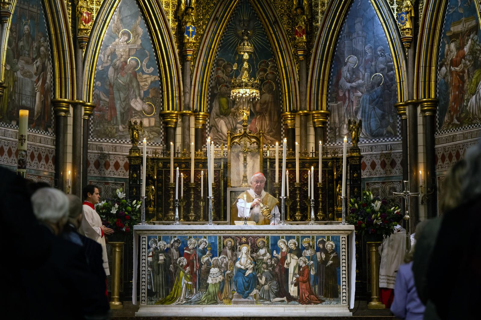 Giving thanks for Catholic worship in Spanish Place