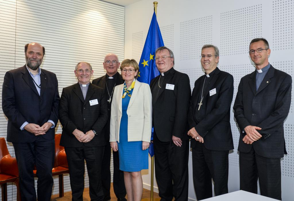 Bishops meet with EU Parliament
