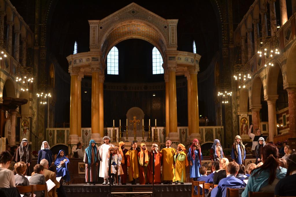 Children Celebrate Annual Advent Carol Service at Westminster Cathedral