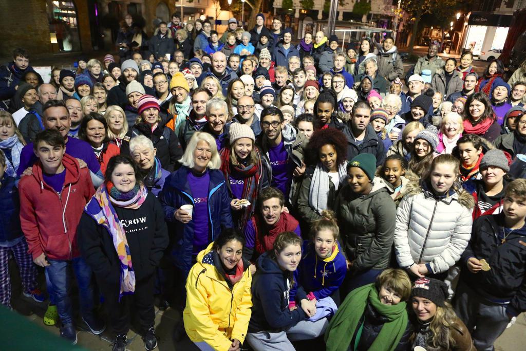 Glass Door Sleep Out