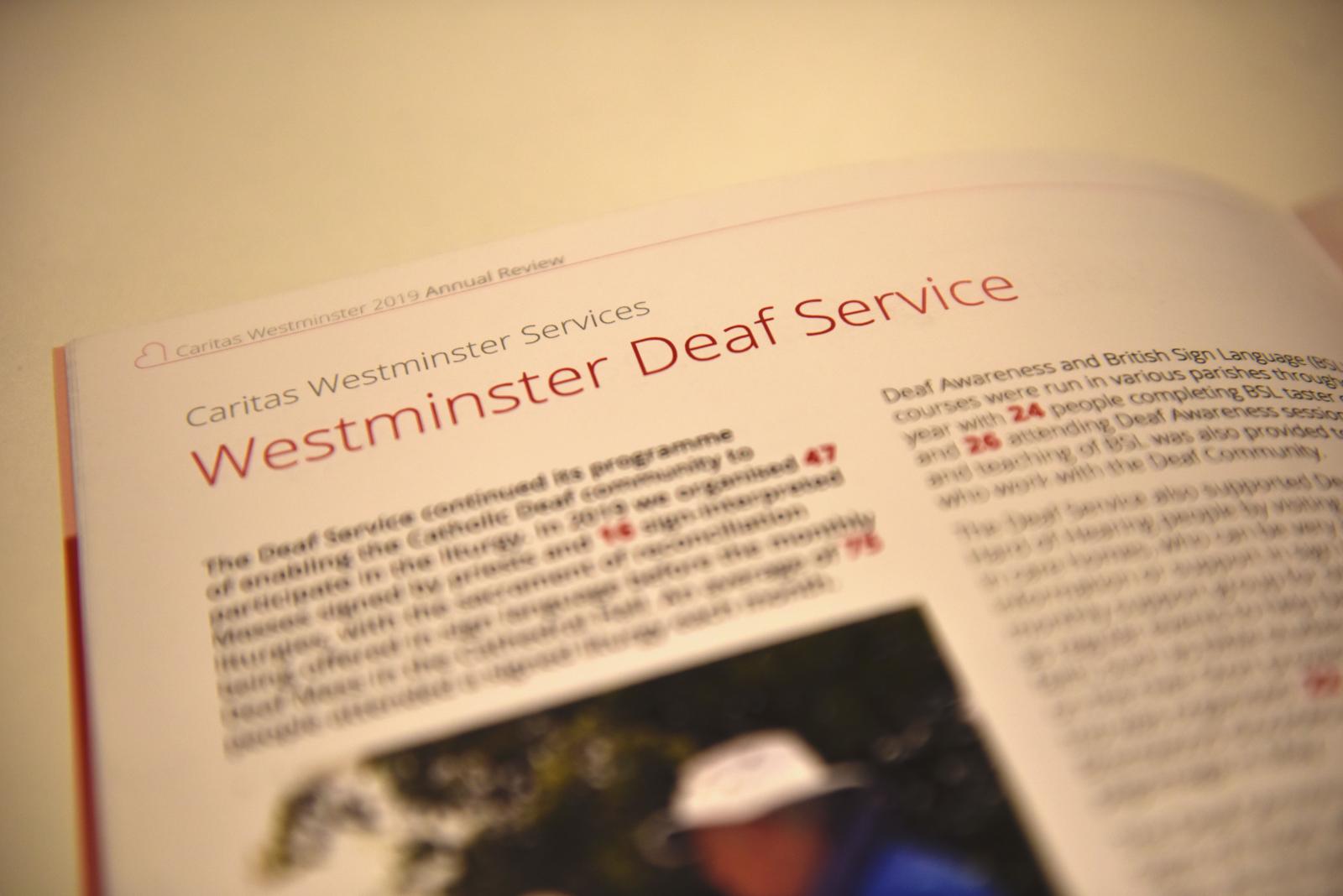 Why I Volunteer with the Caritas Deaf Service
