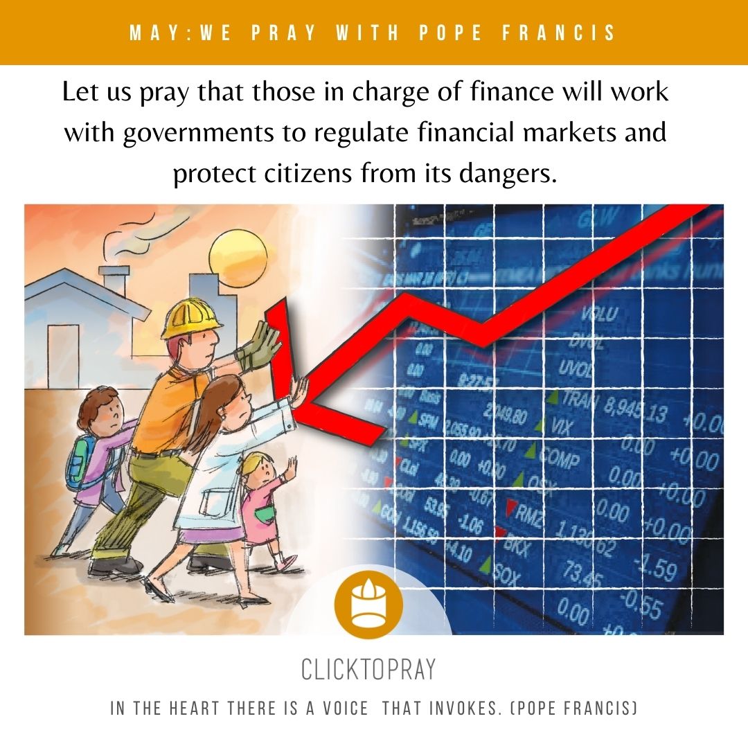 Pope’s Prayer Intention for May: The World of Finance