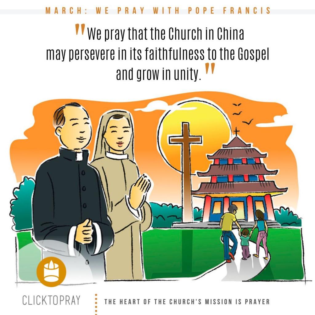 Pope’s prayer intention for March: The Church in China