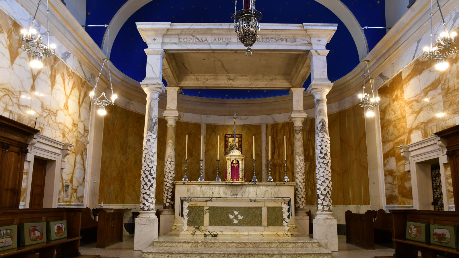 Offering prayers of peace for the Holy Land