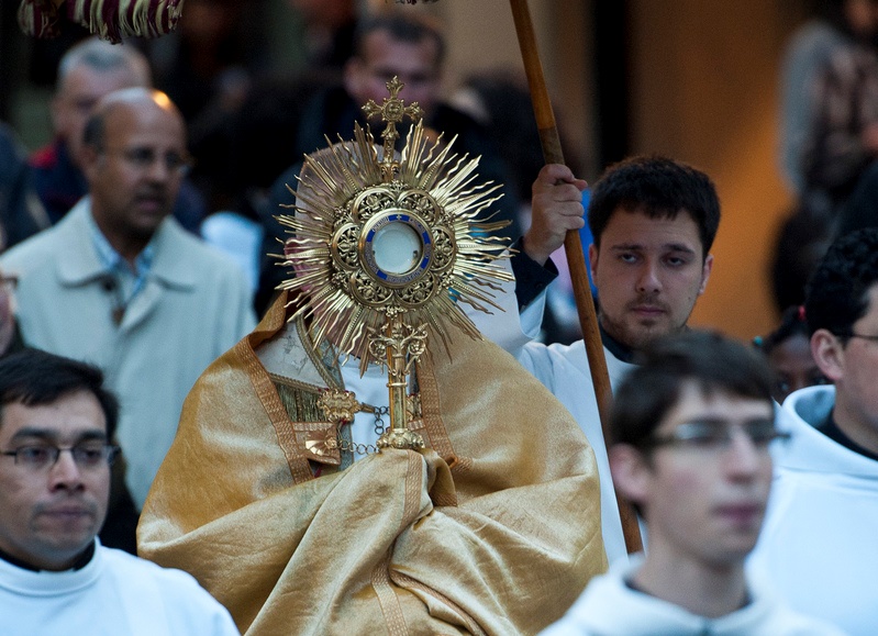 Inside the hospice: The Eucharist as a small detail