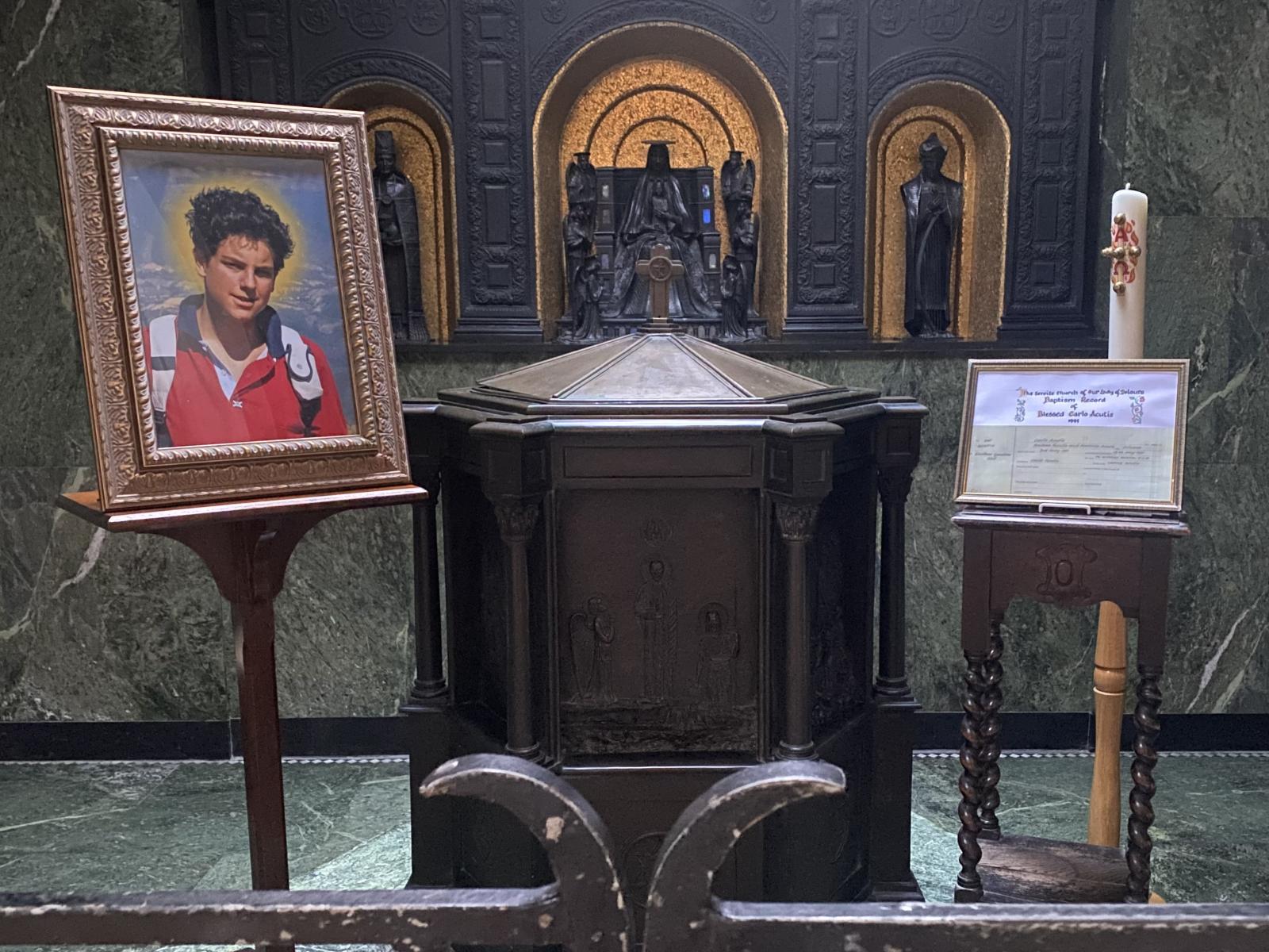 Bishop Nicholas celebrates Blessed Carlo’s connection to Westminster