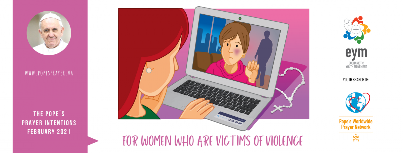 Pope’s Prayer Intention for February: For women who are victims of violence