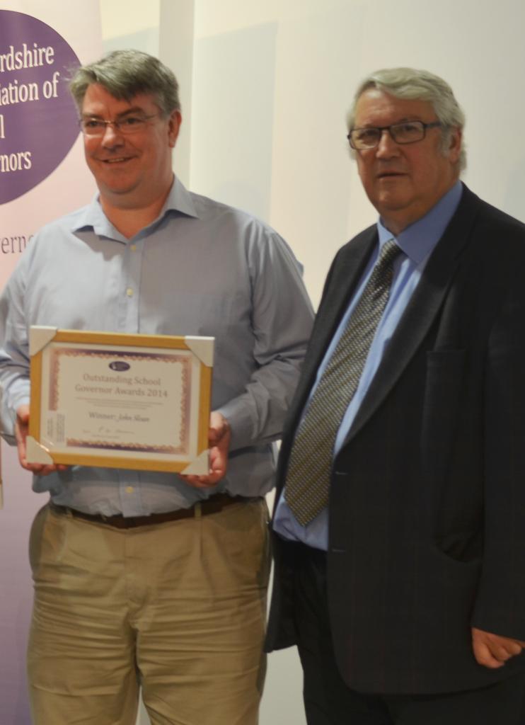Chair Wins Outstanding School Governor Award