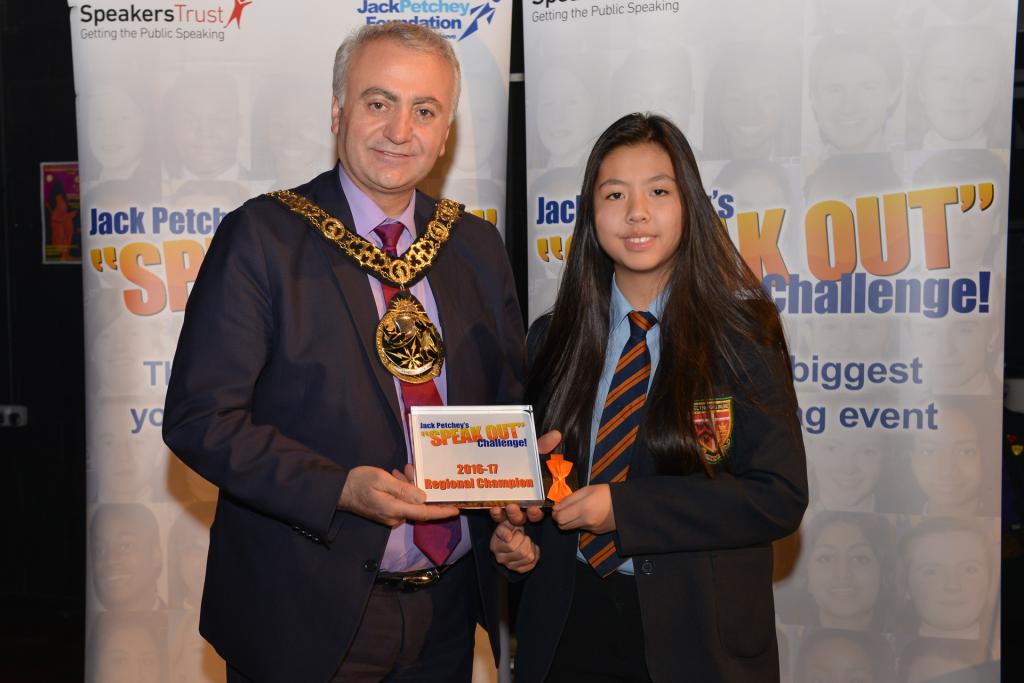 St Thomas More Pupil Wins Regional Finals of ‘Speak Out’ Challenge