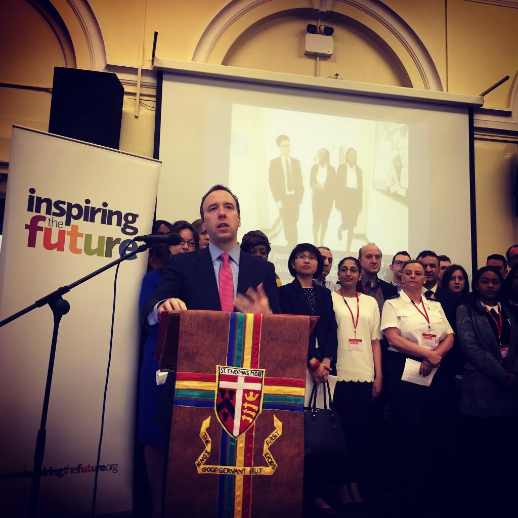 Matthew Hancock Visits St Thomas More to Announce New Social Mobility Index