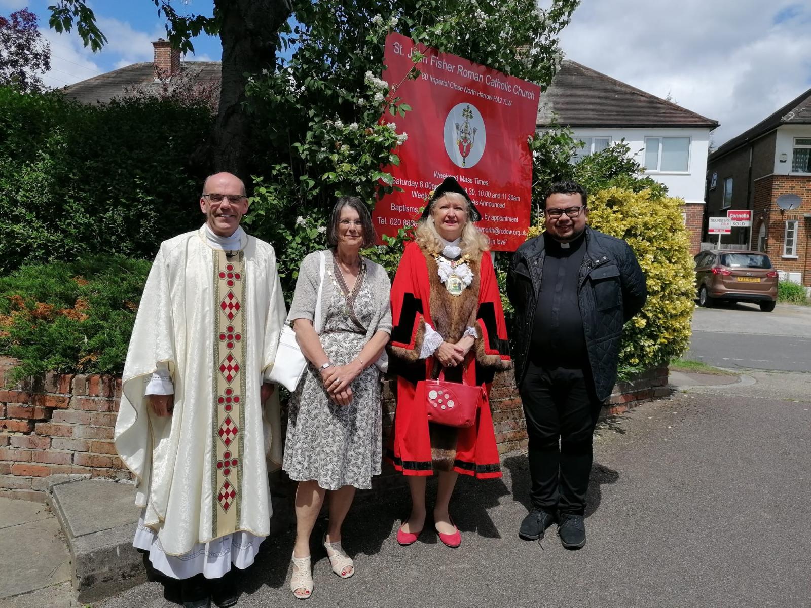 North Harrow Parish welcomes Mayor