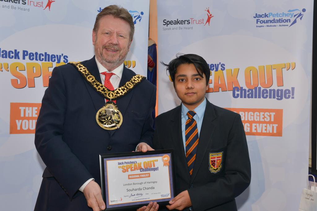 St Thomas More School hosts ‘Speak Out’ Challenge