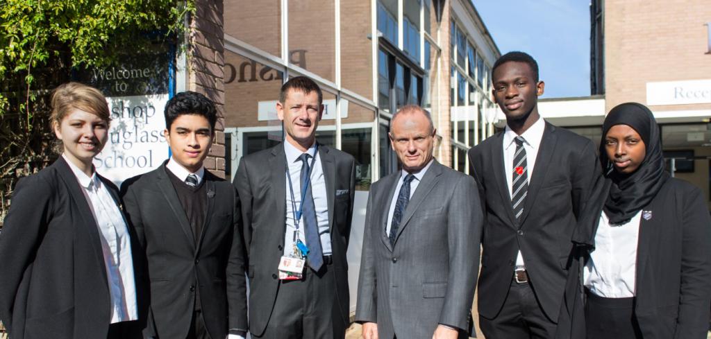Mike Freer MP Visits Bishop Douglass School
