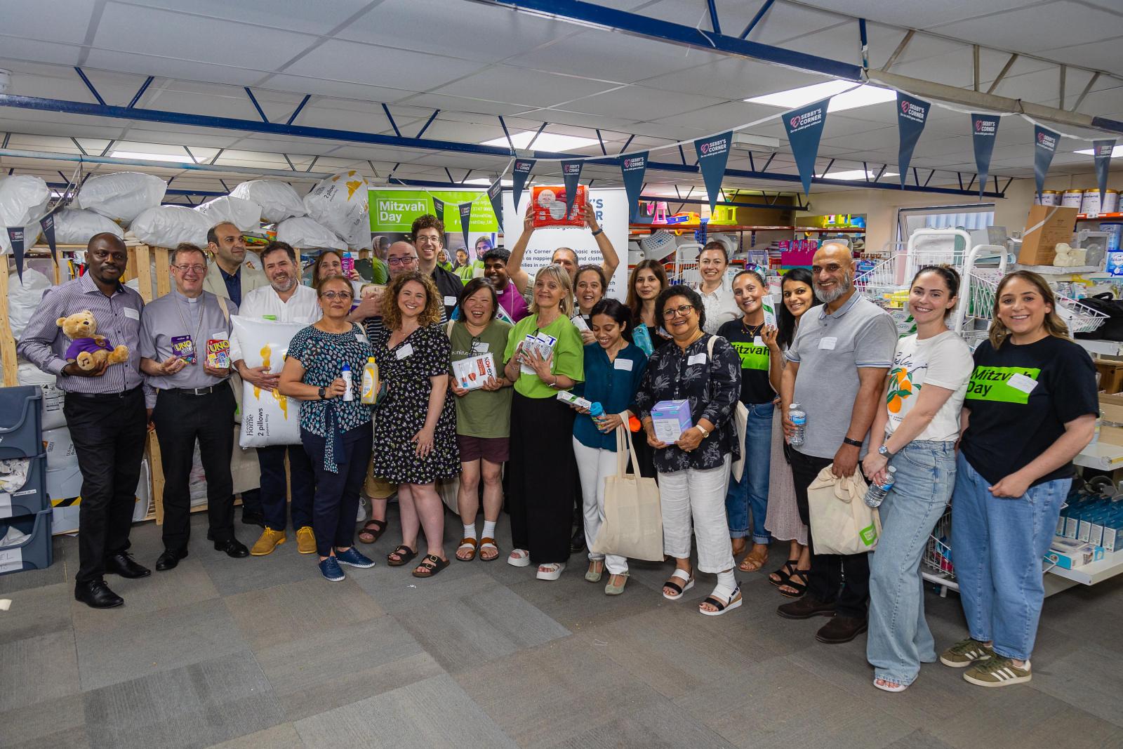 Bishop John Sherrington joins faith leaders to launch Mitzvah Day 2024