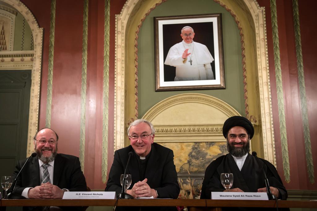 Cardinal Speaks Alongside Chief Rabbi and Maulana Syed Ali Raza Rizvi at Benedict XVI Lecture