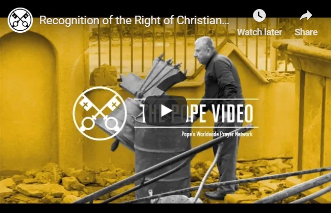 Pope’s Prayer Intention: March