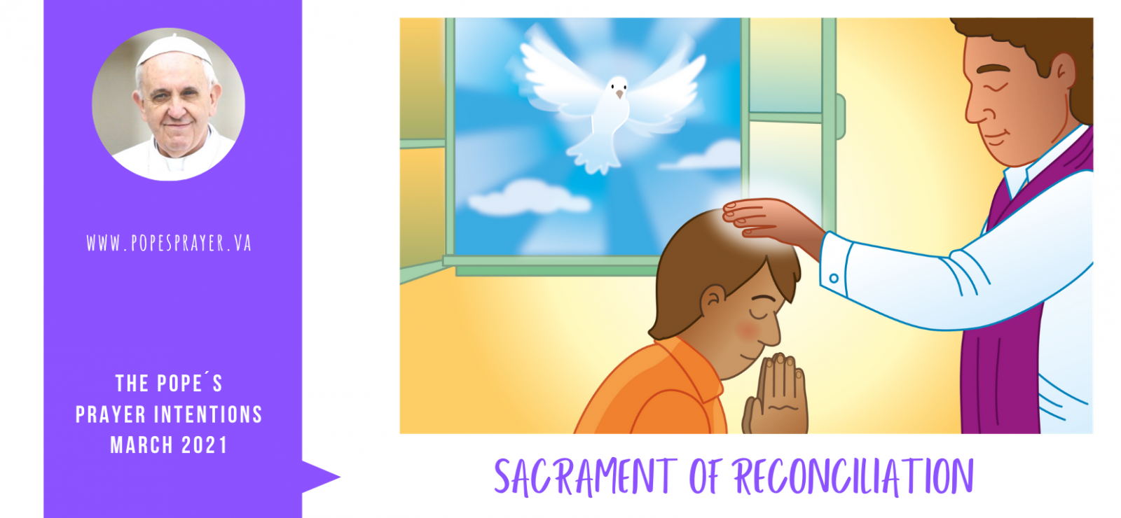 Pope’s Prayer Intention for March: Sacrament of Reconciliation