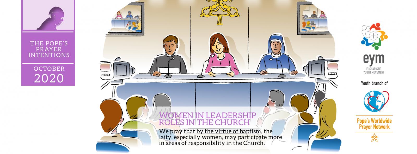 Pope’s Prayer Intention for October: Women in leadership roles in the Church