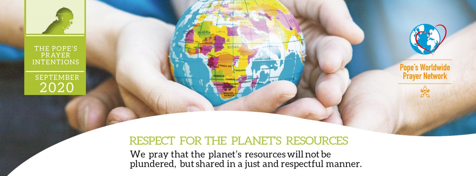 Pope’s Prayer Intention for September: Respect for the Planet’s Resources