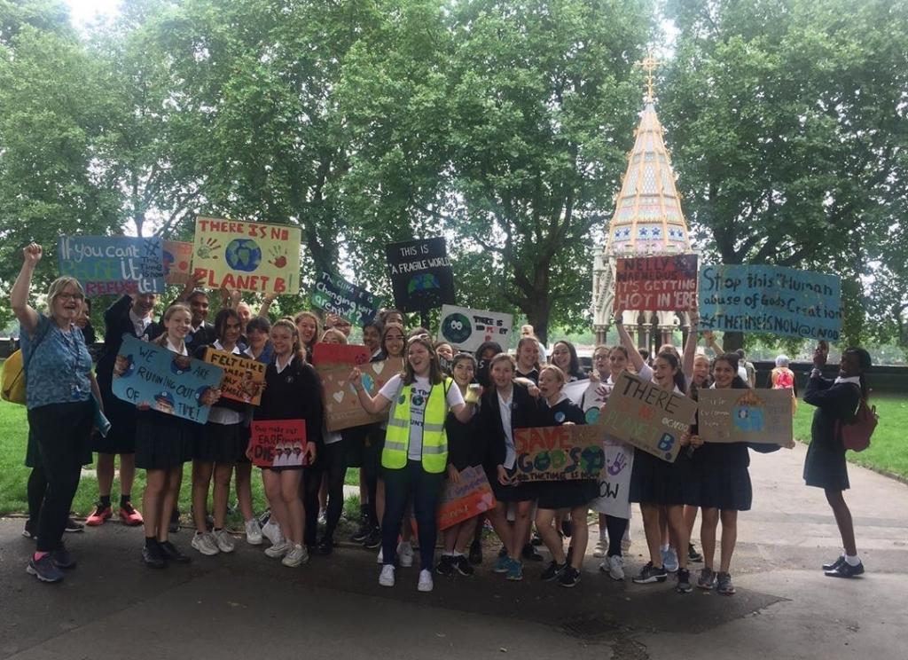 St Augustine’s Priory pupils lobby for climate change