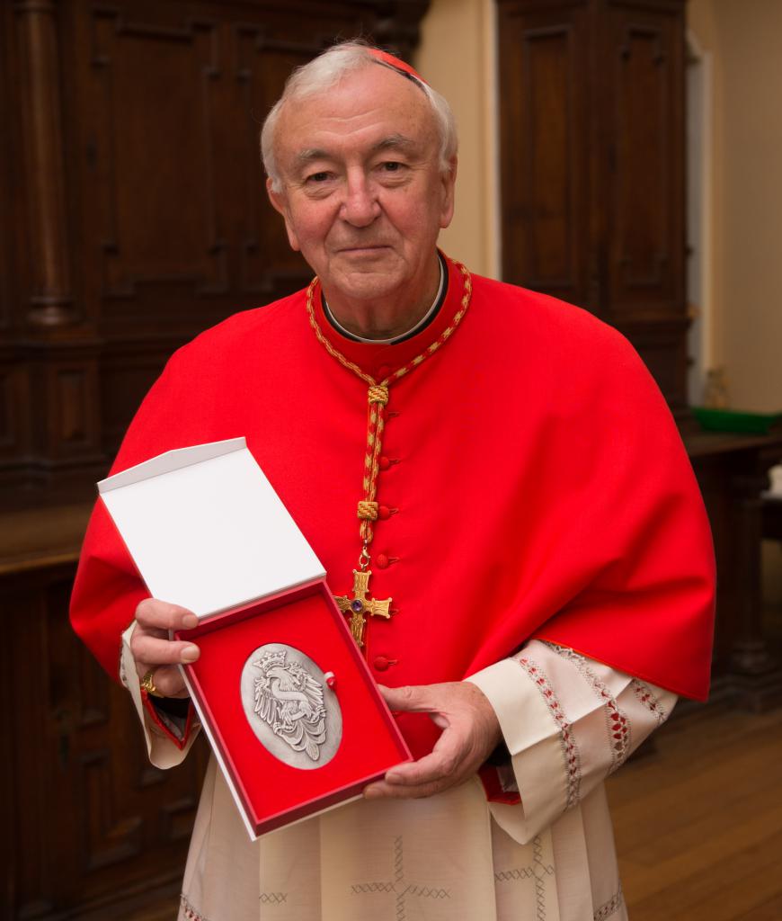 Cardinal awarded Polish Senate honour