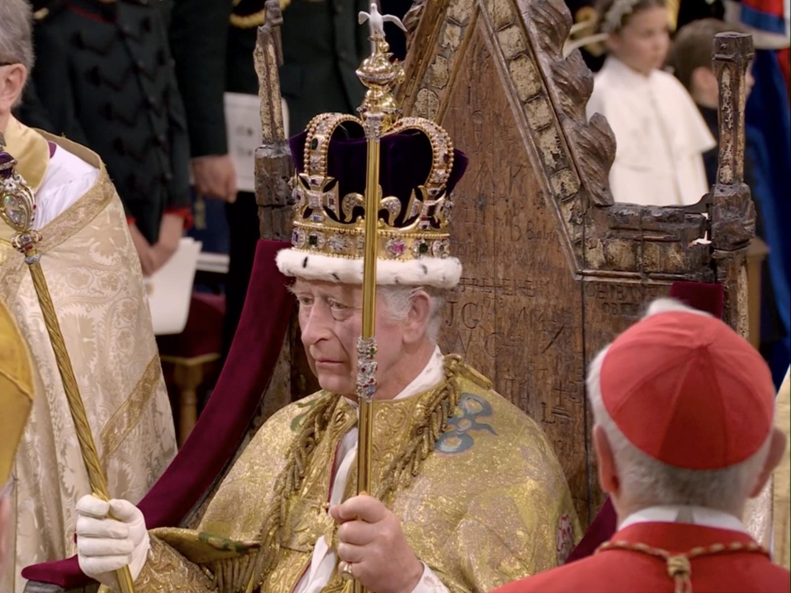 Blessing the King at the Coronation