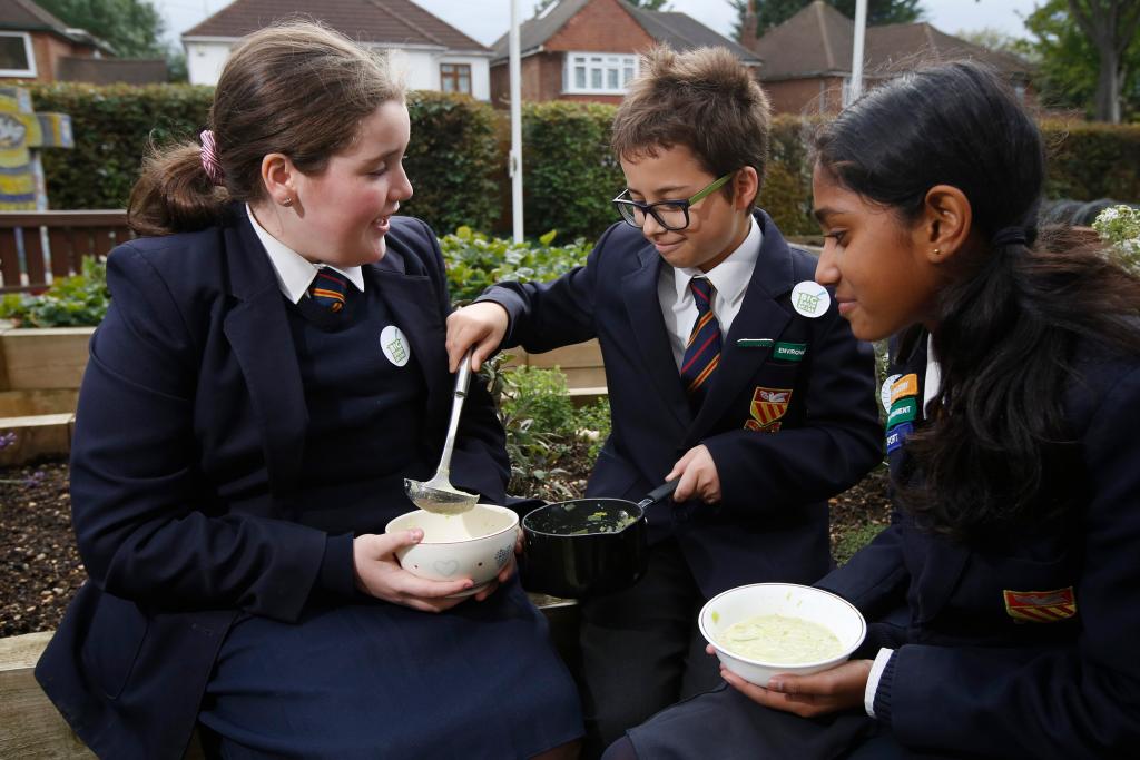 St Gregory’s eco-garden feeds the homeless
