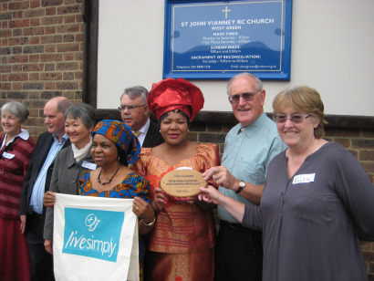 Westminster Diocese’s first Livesimply Parish