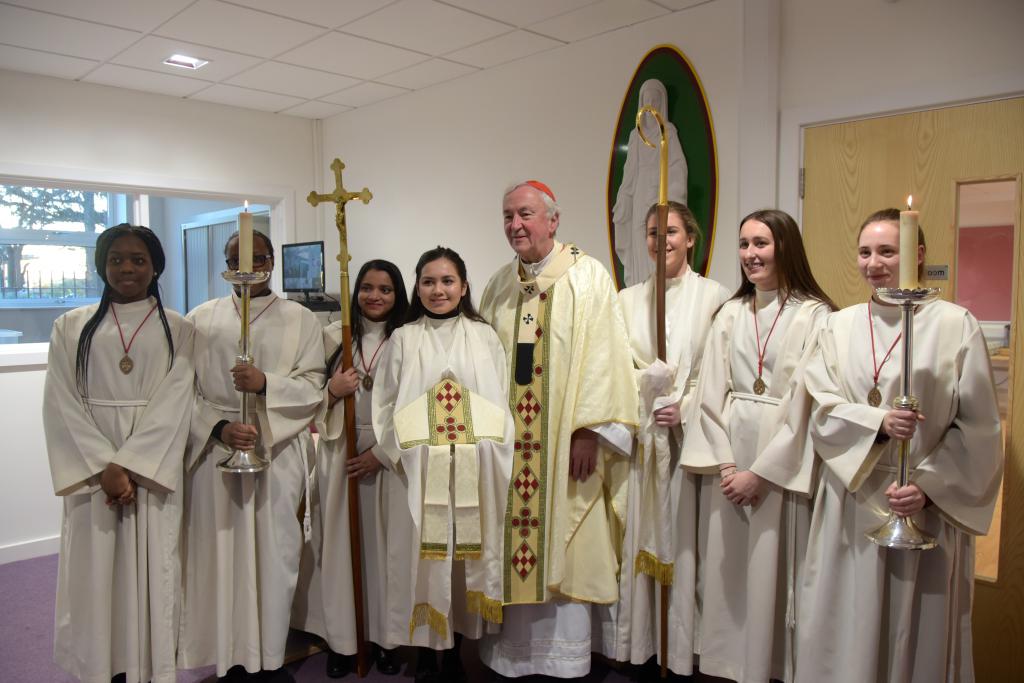 Cardinal Vincent Opens New Sixth Centre at St Anne’s School, Enfield