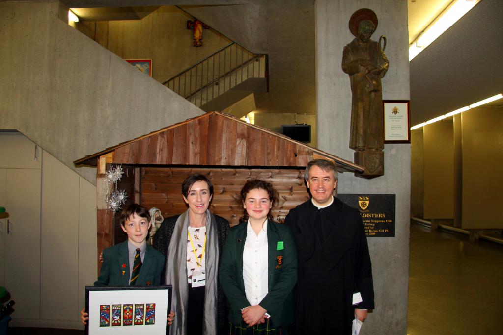 Matisse Inspires Pupil’s Stained Glass Window Design at St Benedict’s, Ealing
