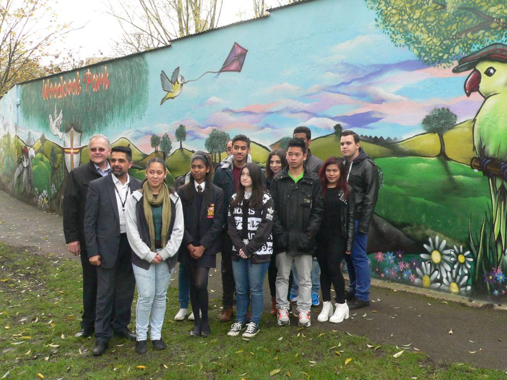 St Gregory’s Unveils New Mural