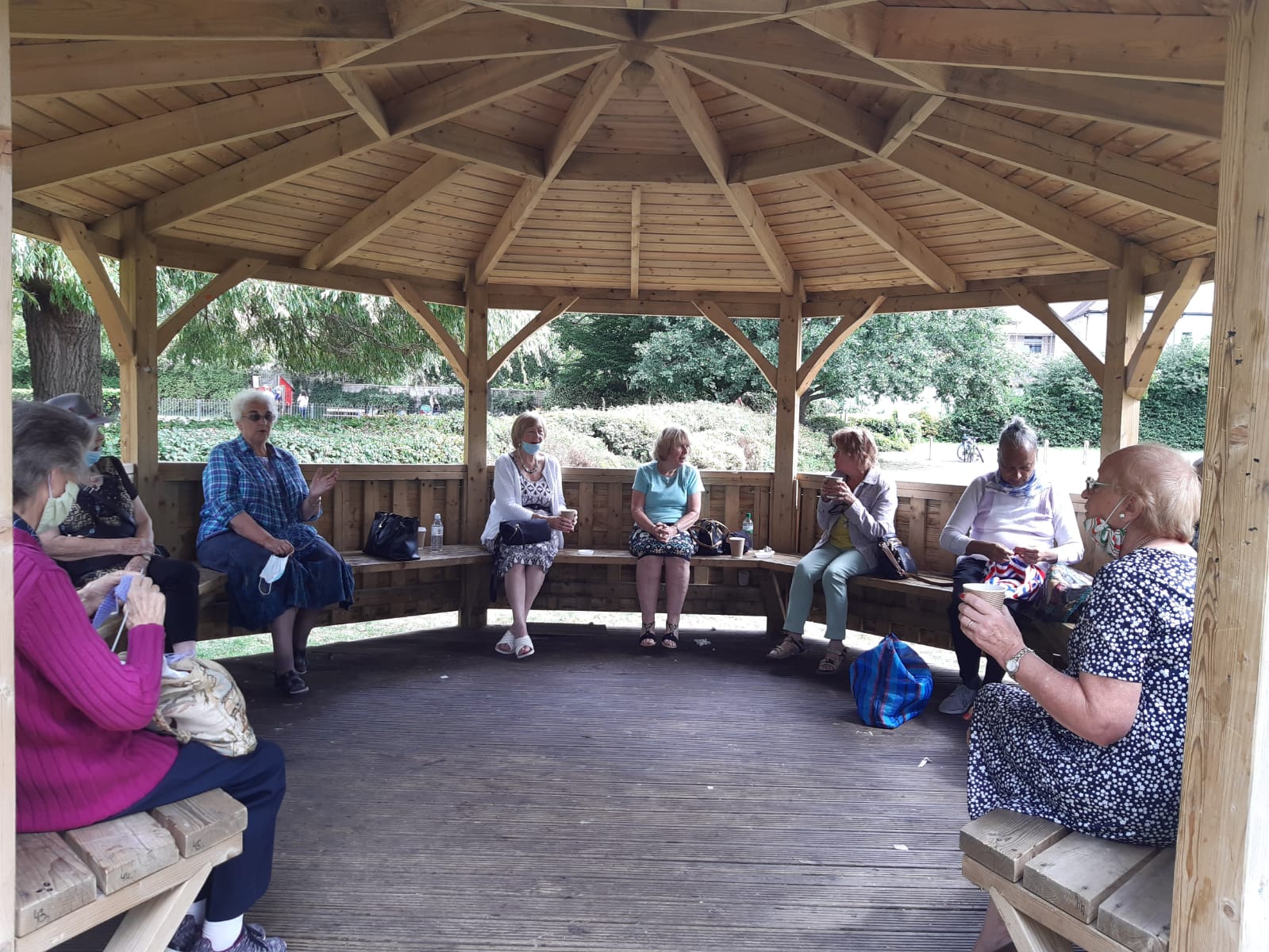 Parish knitters reunite to support trafficked women