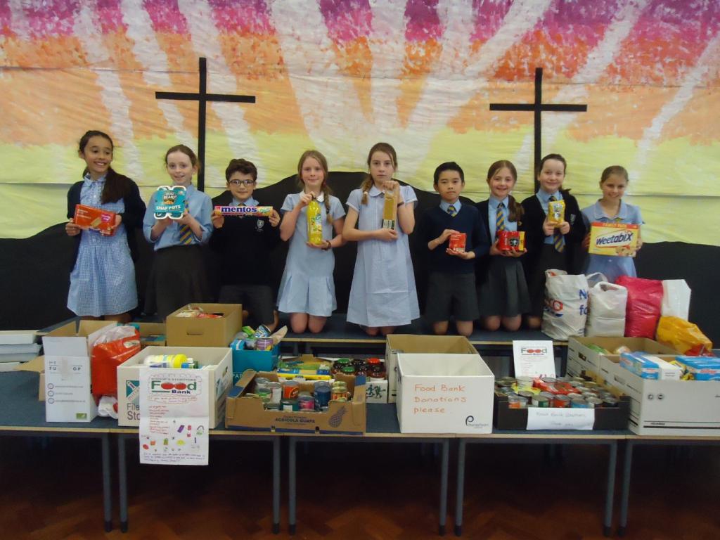 St. Joseph’s Primary support local food bank