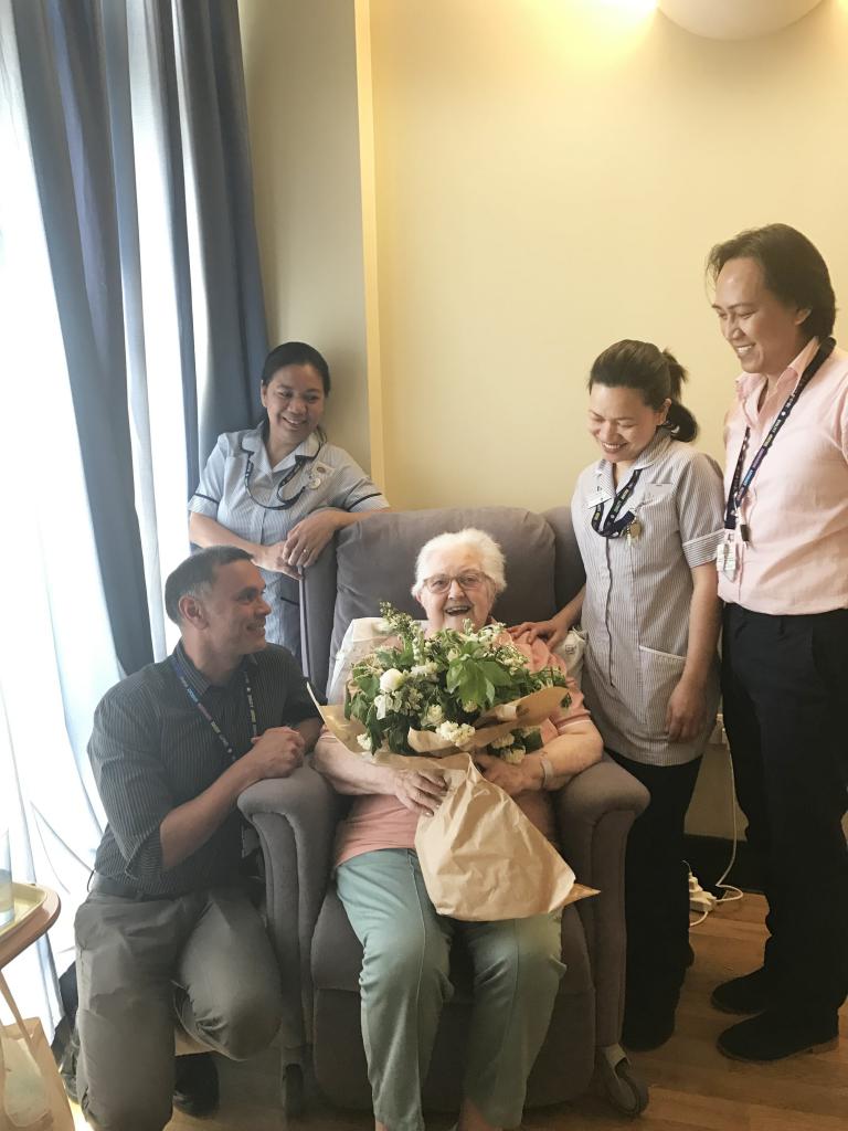 Royal flowers for St Joseph’s