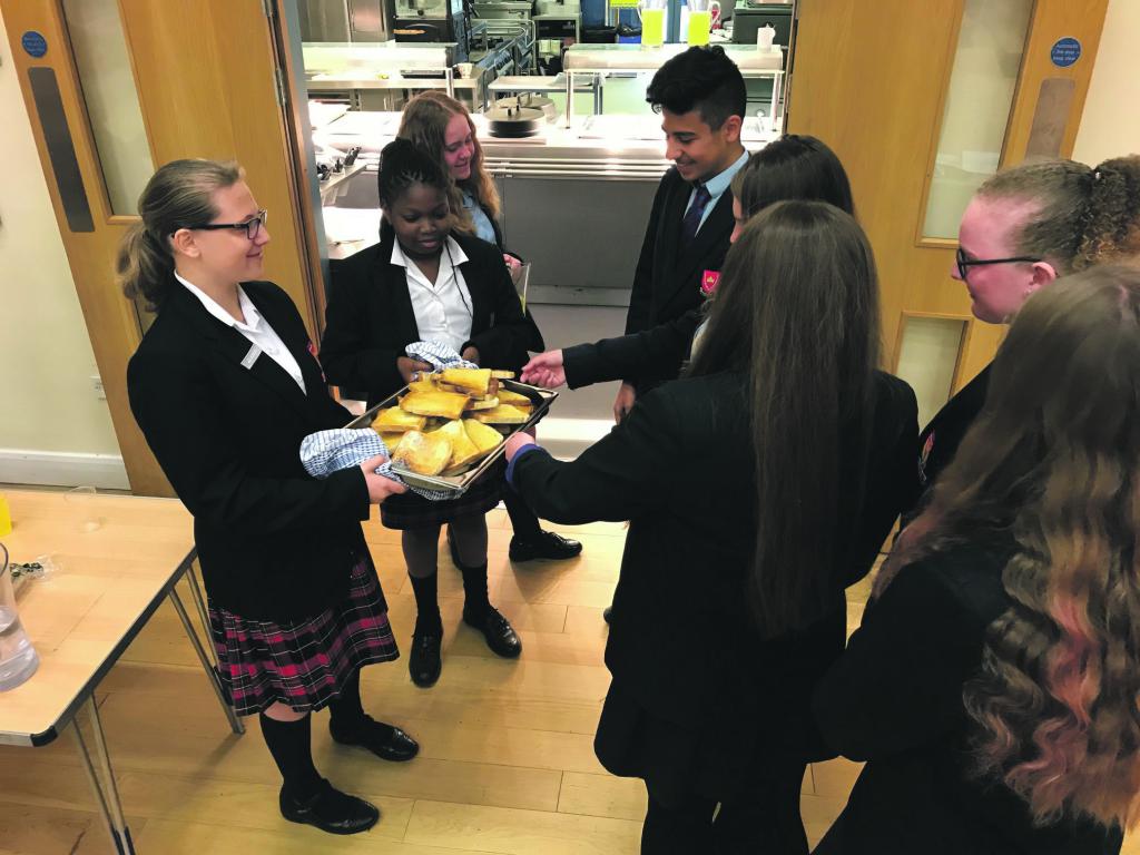 Breakfast time at Douay Martyrs
