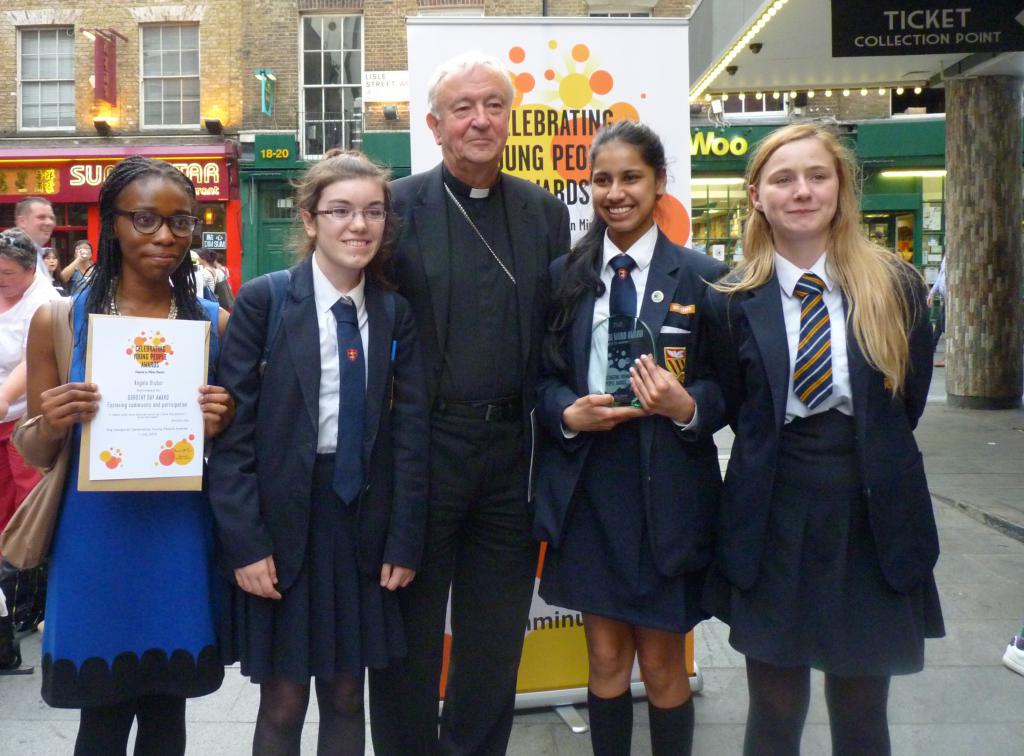 St Gregory’s Pupils Recognised at Celebrating Young People Awards